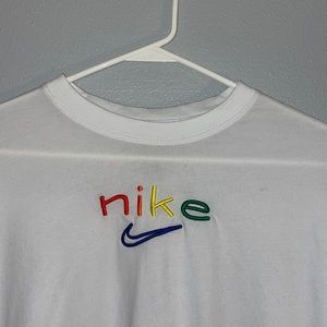 Nike embroidered crewneck tee